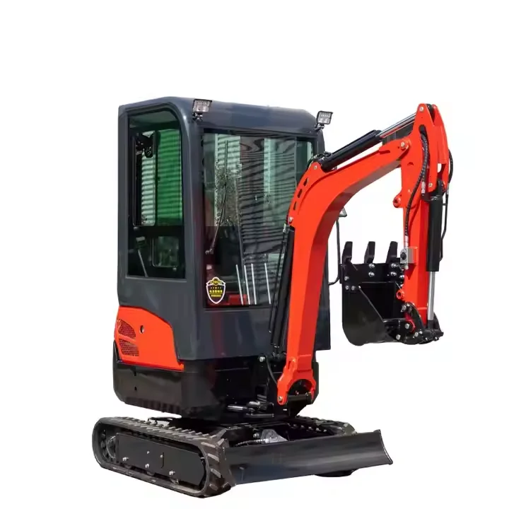 Long Reach Grabber Hydraulic Mini Tracked Excavator Small Earth Escavatore 1Ton 1.8Ton New Mini Earth Digger Machine for garden