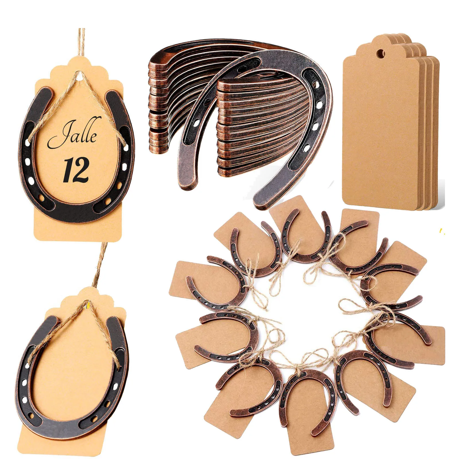 Vintage-Style Lucky Mini Horseshoe Good Lucky Horse Shoes Metal Craft For Wedding Decor & Party Favors Decorations Party Gift