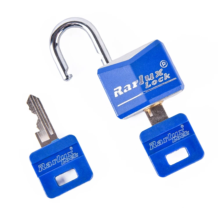 Rarlux Hot Sale plastic Covered Padlock Aluminium Padlock