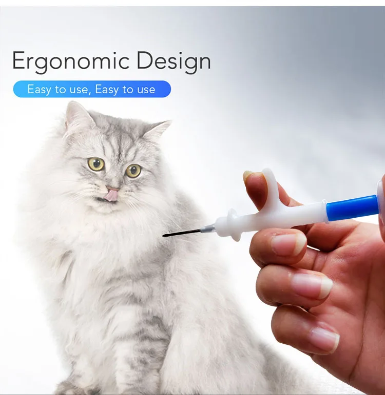 CMRFID cow chip microchip wholesale rfid animal chip pet identification syringe nfc pet microchip tag id for pets microchip gun