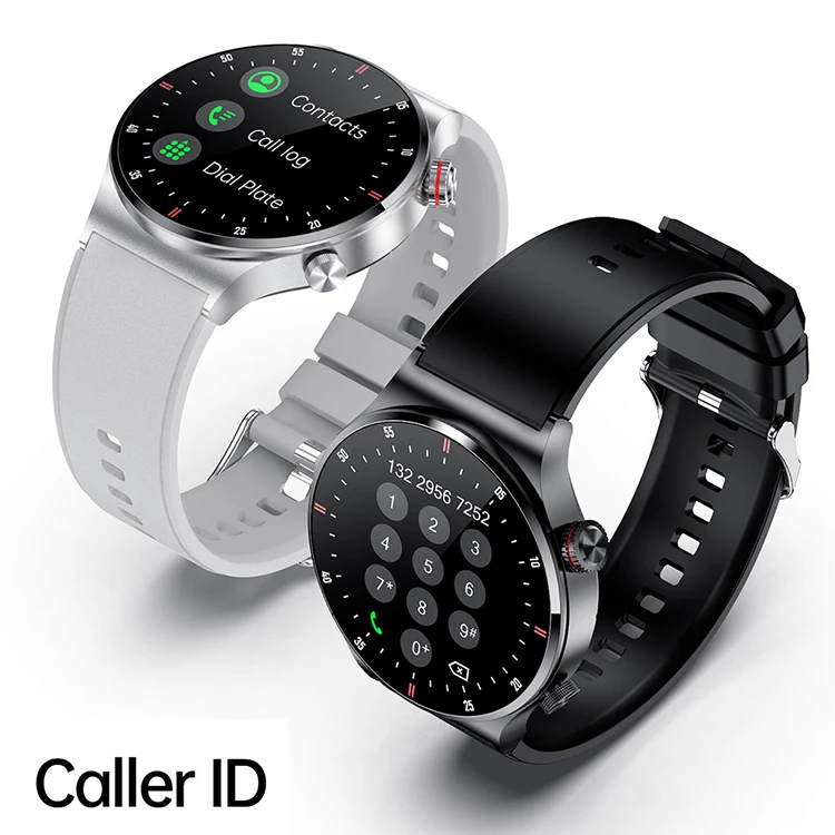 QW33 Smartwatches with NFC 1.28 inch IPS Round Screen BT Calling Health Monitoring Smart Watch for Men Women