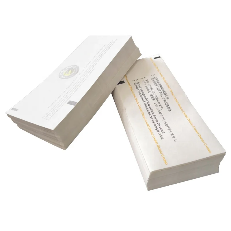 
China wholesale paper ticket slot game ticket slot thermal paper 