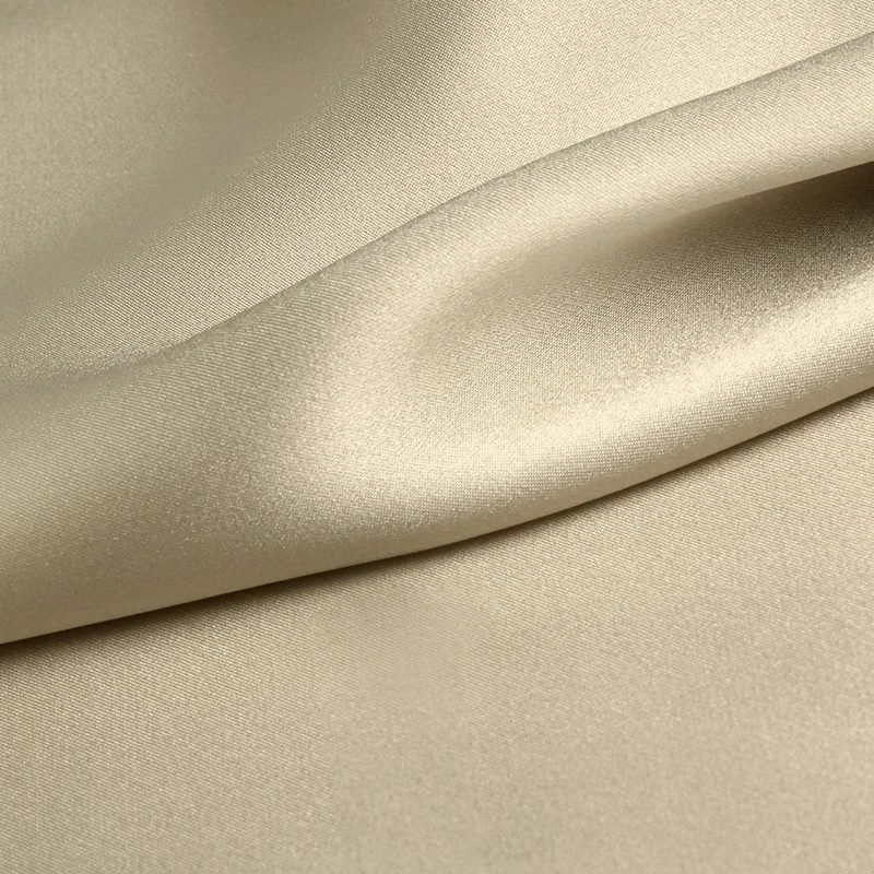Hot selling 100% silk fabric 40mm Satin silk 114cm width for wedding dress shirts silk scrunchies