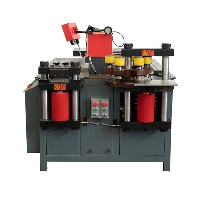 Electrical PLC control copper  Bus bar Bending Cutting Punching Machine maximum thickness 16mm