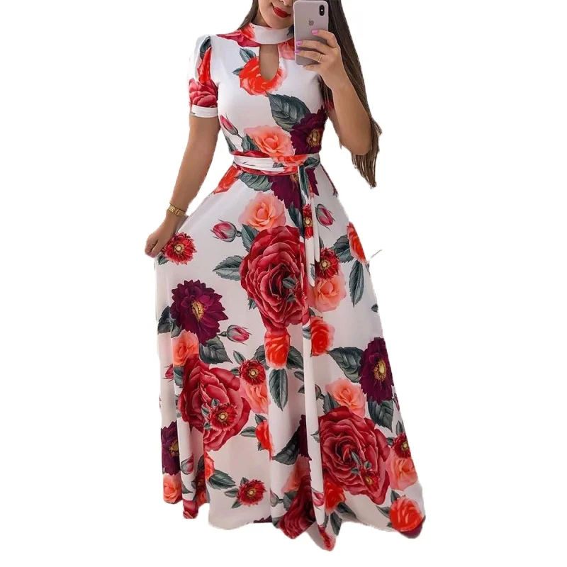 
Women Muslim Maxi Abaya Dress Long Sleeve Abaya Dresses Wedding Dress 