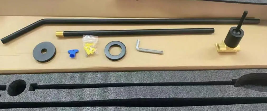 Black Water Drop Shape Ceiling Spout Basin Faucet Brass Lavatory Bathroom Sink Faucet