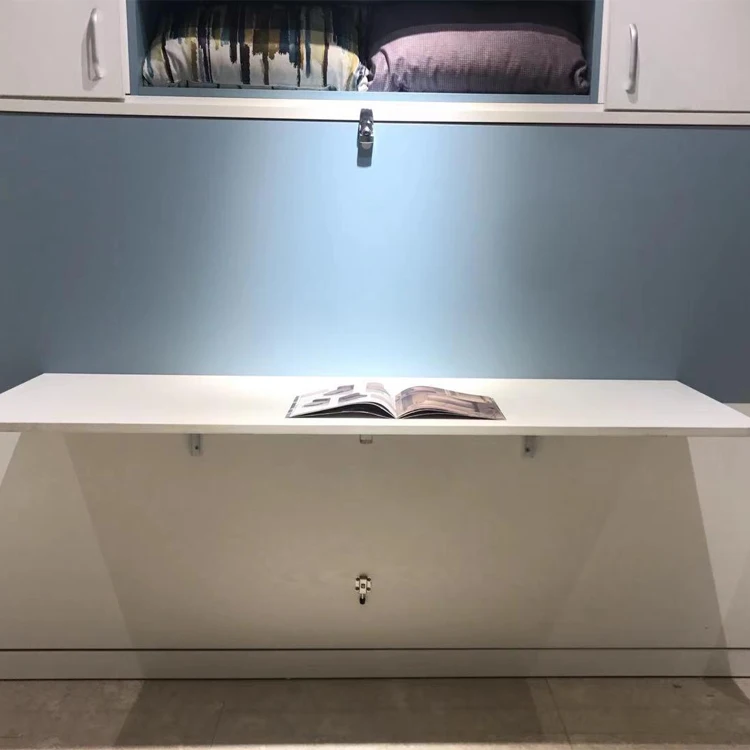 Компактная настенная Кровать ручной горизонтальный скрывающий складной механизм для кровати со столешницей