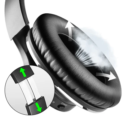 A10 OneOdio 5.0 Headphones Noise Cancelling On-Ear wireless dj Headphones Noise Cancelling headphones with microphone