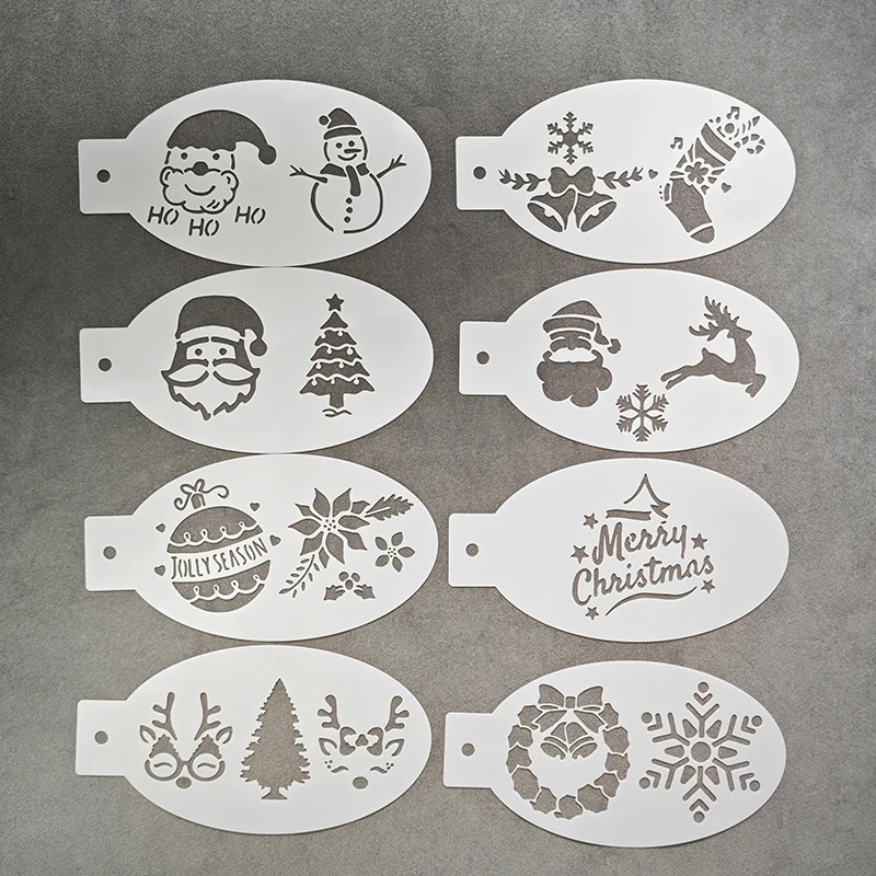 New Temporary  Reusable Body Paint Item Stencils For Glitter Tattoo Face Painting Tools Halloween Party