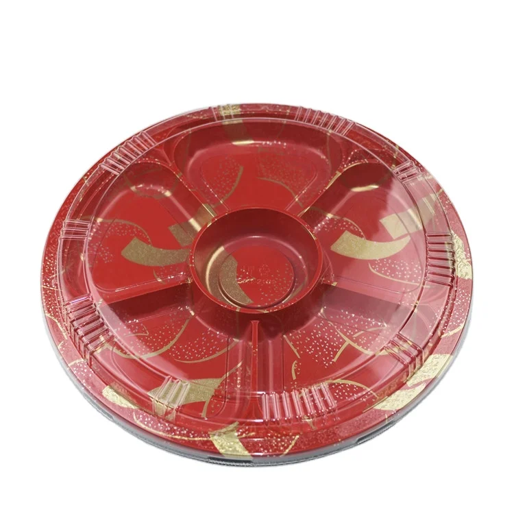 Plastic Disposable Round Transparent Plate