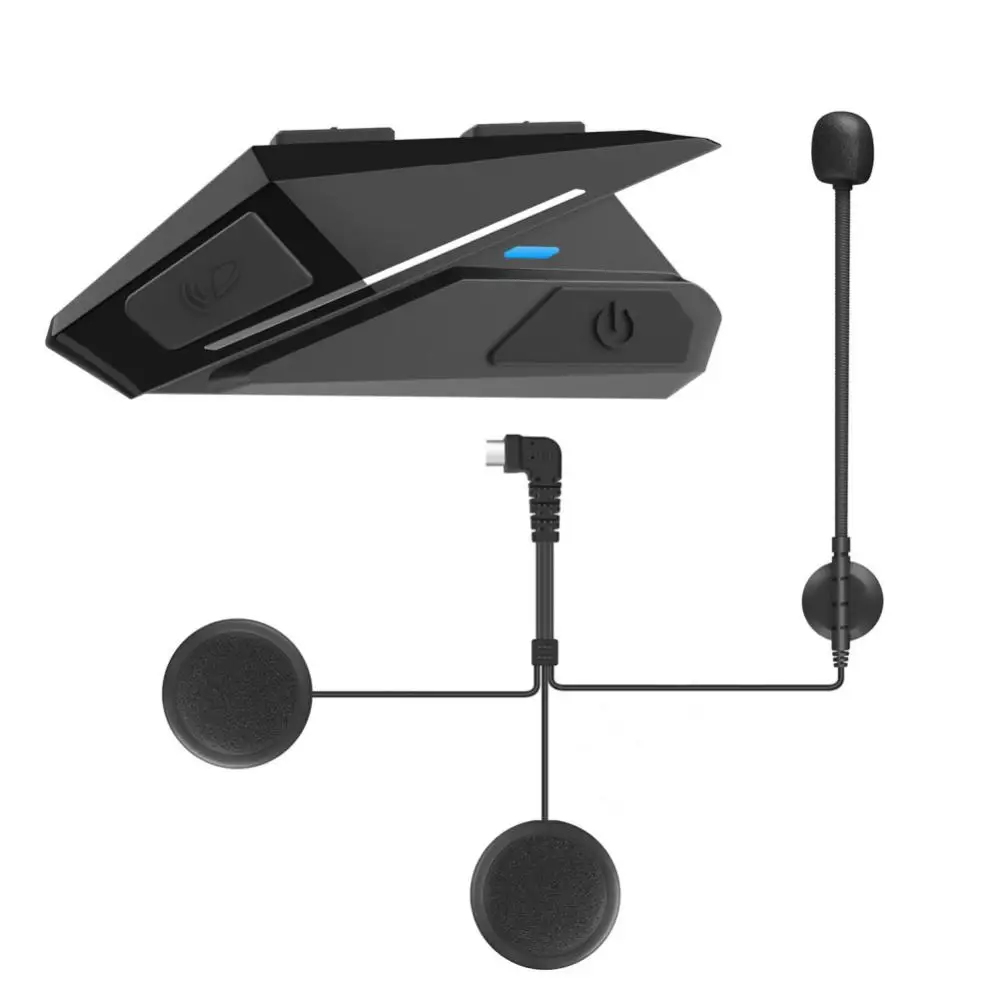 Bluetooth 5,0 гарнитура для мотоциклетного шлема YZ06, Беспроводные стереонаушники для режима «свободные руки», наушники для мотоциклетного шлема, FM-радио, MP3 динамик