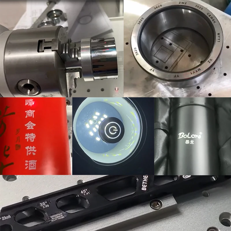 laser printing 20w metal label flying engraving machine ss bottles printing bottle laser printer