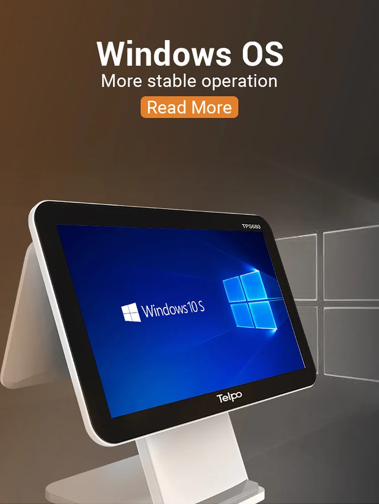 15.6 Cash Register Touch Screen Restaurant Order Device Cash Registre TPS680