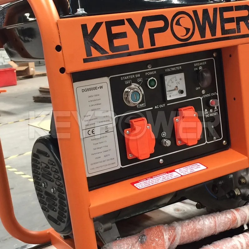 Gas online generator 650W to 8000W with good quality 500 hours continuously running