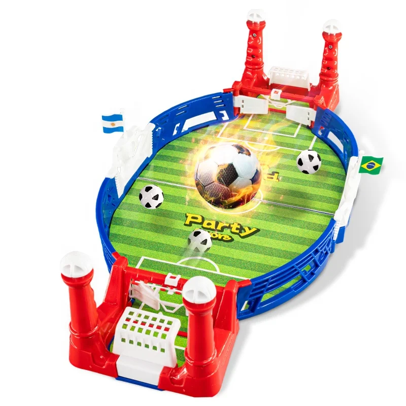 Kids Mini Desktop Table Football Toys Sports Interactive Parent Child Puzzle Double Stadium Hand Table Pinball Football Games