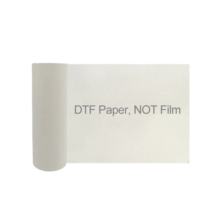 Heat Transfer DTF Ink Powder 22 30 60 cm Roll Matte PET 100 Micron Digital Printing Film Coated Paper for