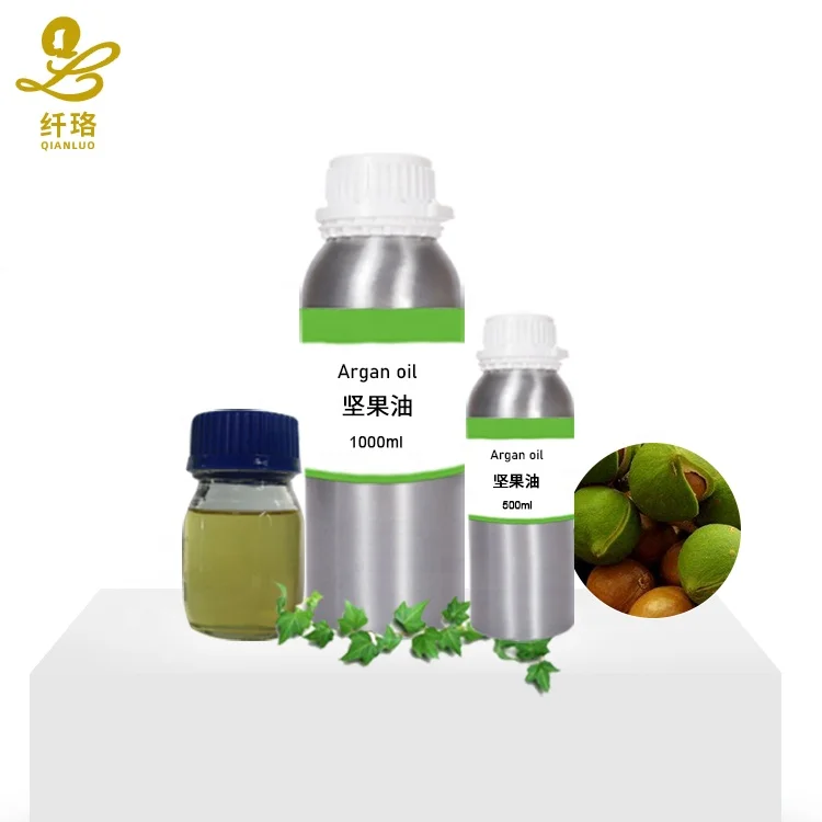 Cold Pressed Argan Oil For Hair Growth Beard Oil 100% Pure Skin Moisturizing Private Label Argan Oil Bulk