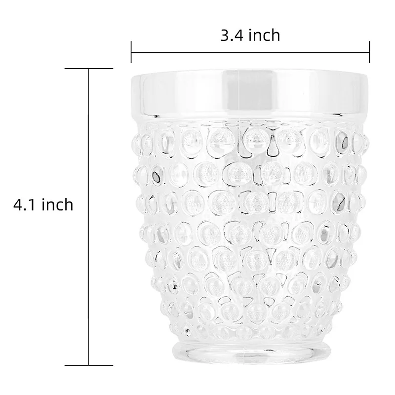 Nordic Light Luxury Integrated Molding Acrylic Pc Teardrop Plastic Wine Glass Transparent Champagne Glass Tall Glass