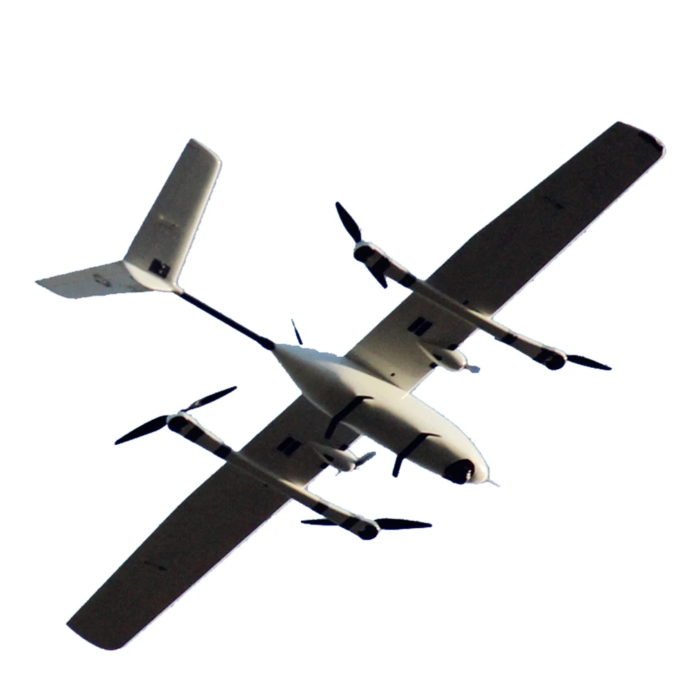 VTOL Fixed Wing Drone UAV 3 Hours Endurance Electric Powered Aerial Video Surveillance 3D Mapping Survey Drone