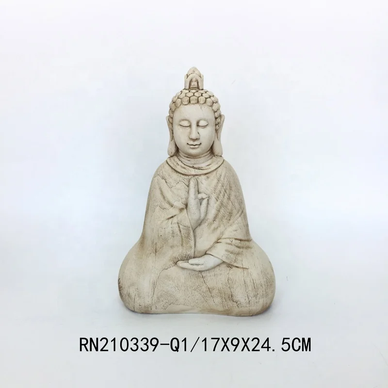 custom resin molds buddhism figurine  home decor meditation wood buddha statues