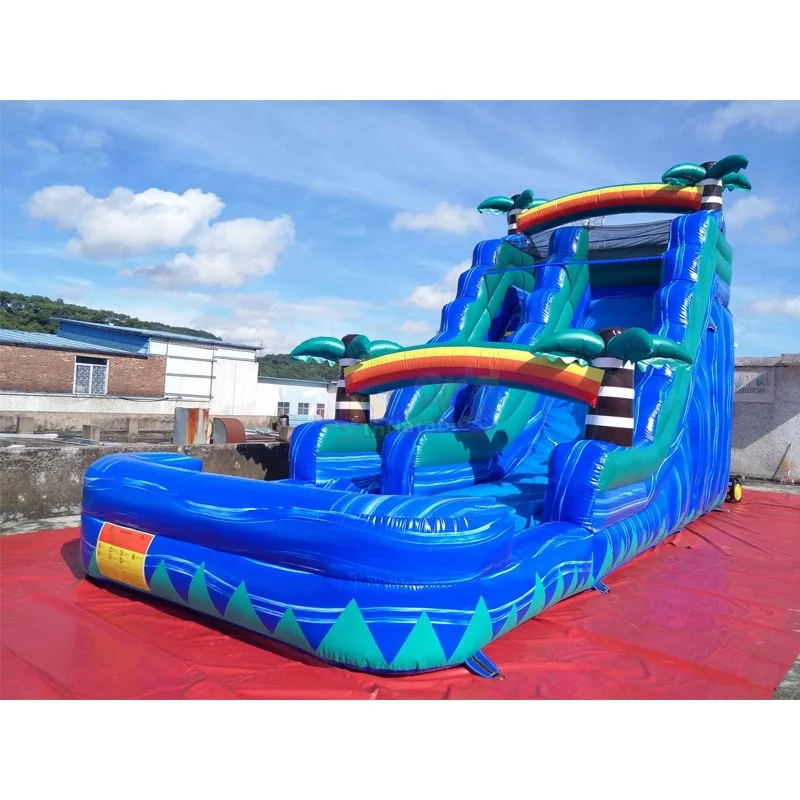 Kids Commercial Jumping Bouncer Piscina Inflable Con Tobogan Bounce House Pool Combo Inflatable