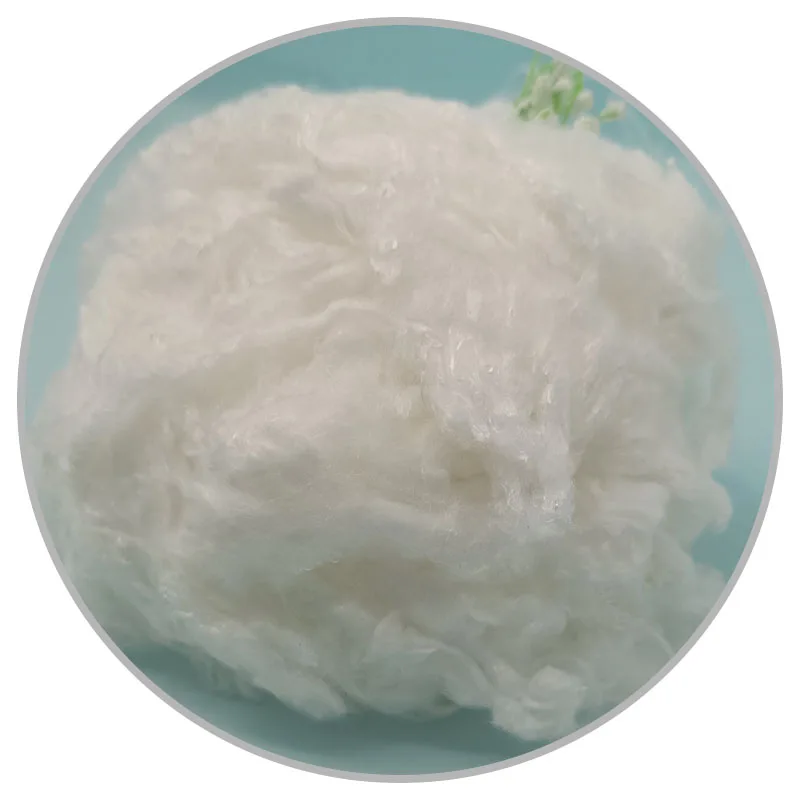 100% biodegradable organic bamboo fiber for spinning bamboo fiber