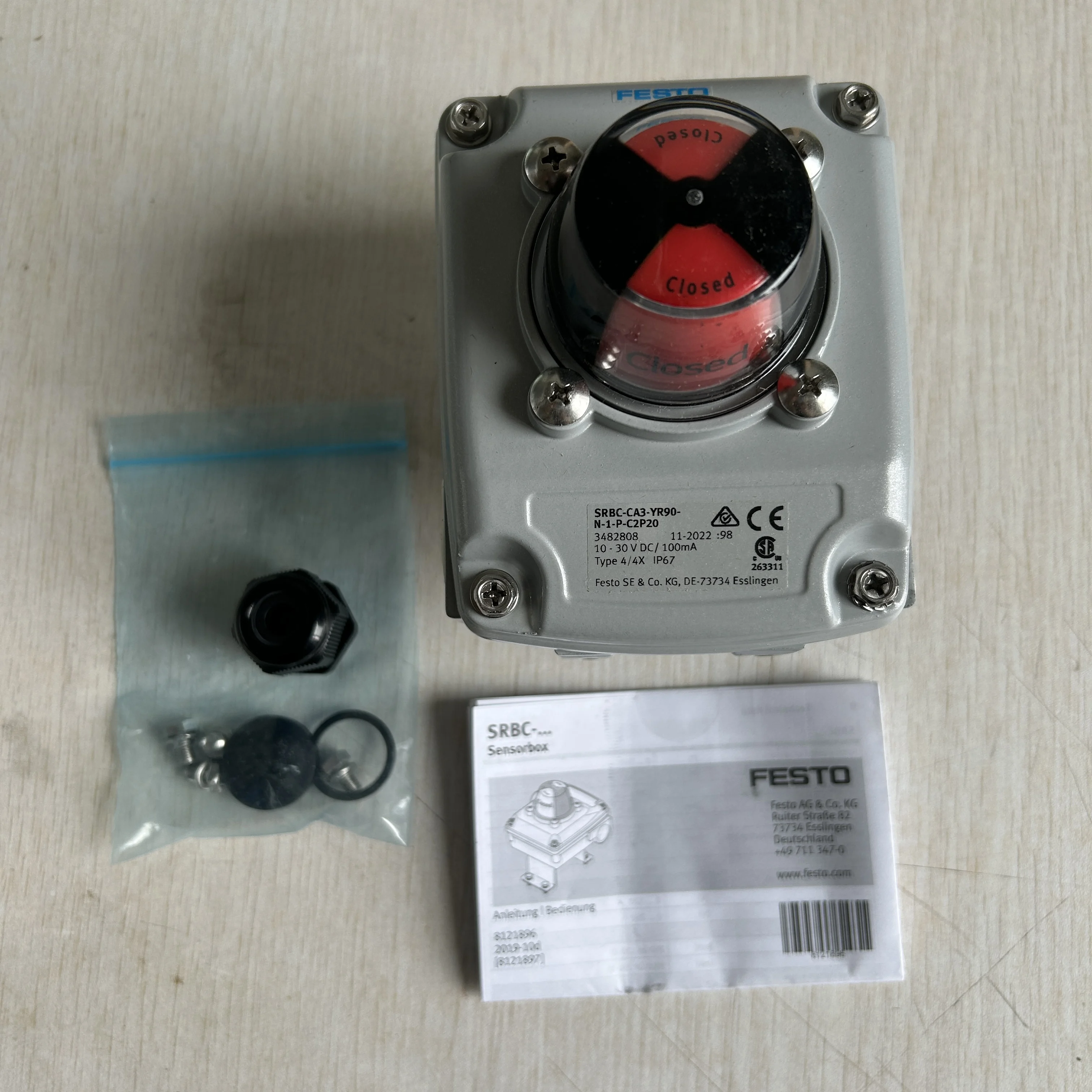 FESTO New Automatic Controller accessories SRBC-CA3-YR90-N-1-P-C2P20