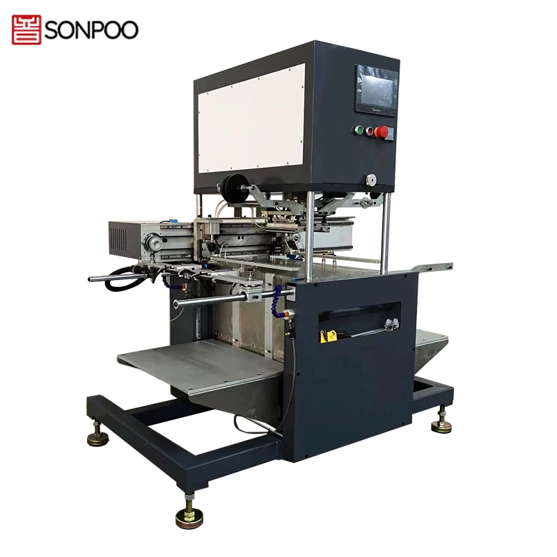  Pneumatic gold foil stamping machine/ automation hot printing