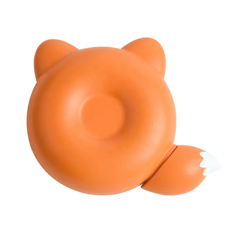 Fox double scale OEM retractable cartoon custom logo soft mini measure tape