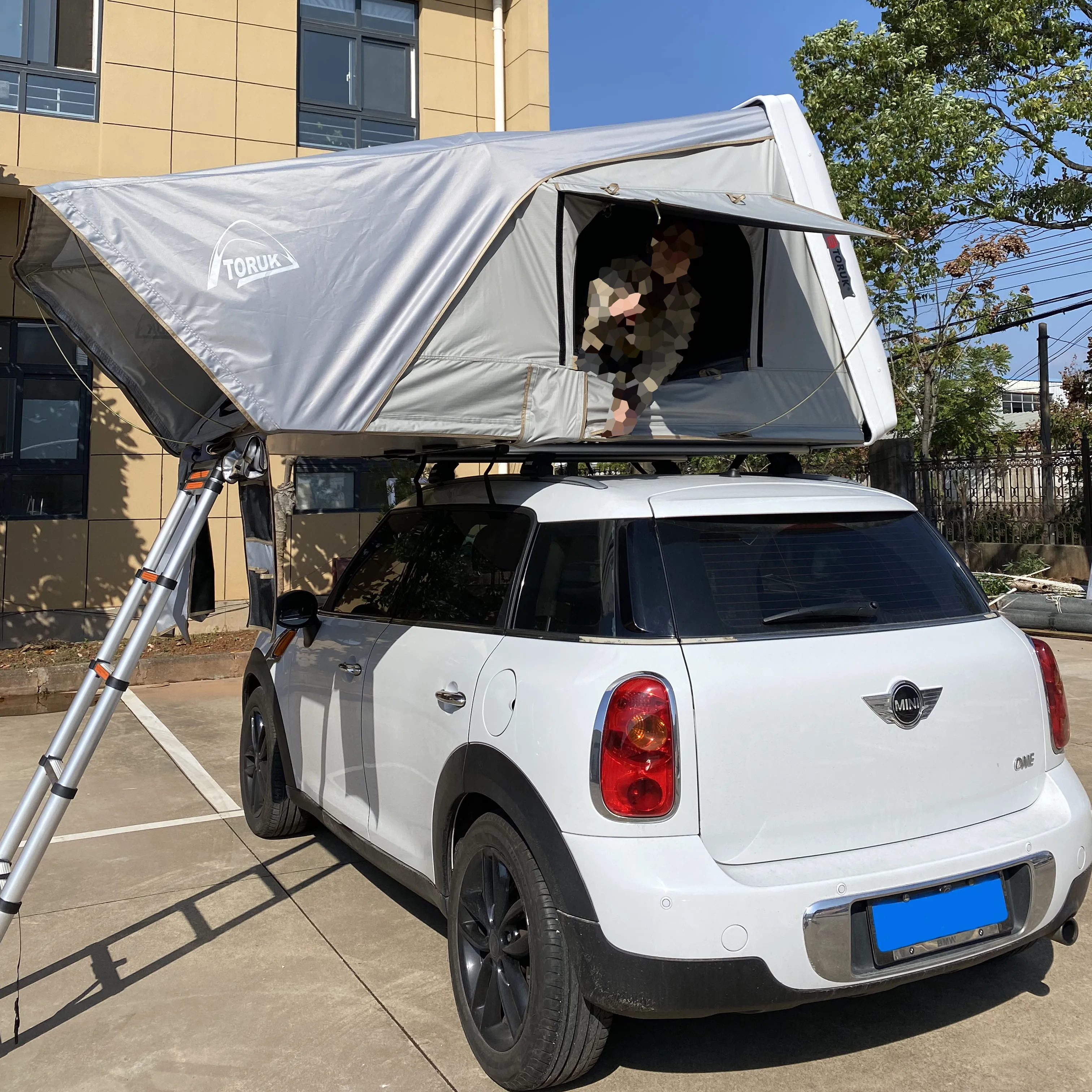 Палатка TORUK для кемпинга с твердым корпусом автомобиля прицепа гаража складная Мини-палатка на открытом воздухе