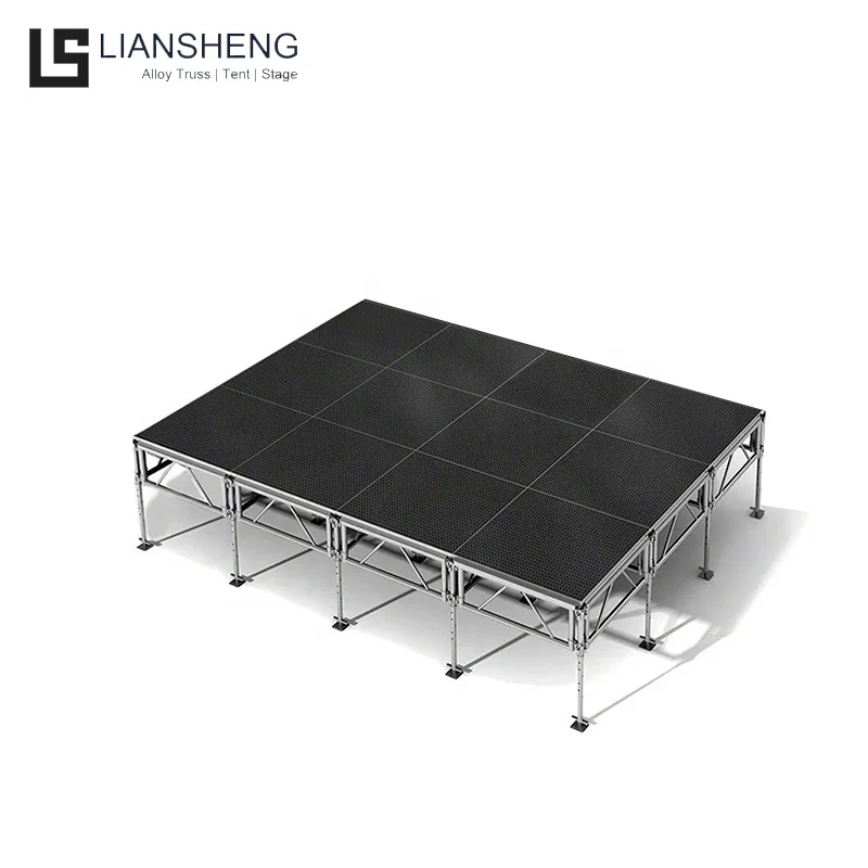 Factory Aluminum Stage Platform 4ft*4ft Stage Deck Podium For Concert Events
