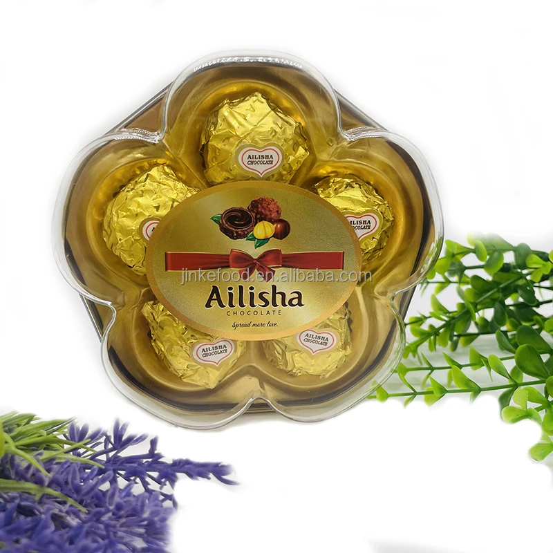 4 шт. форма сердца шоколад