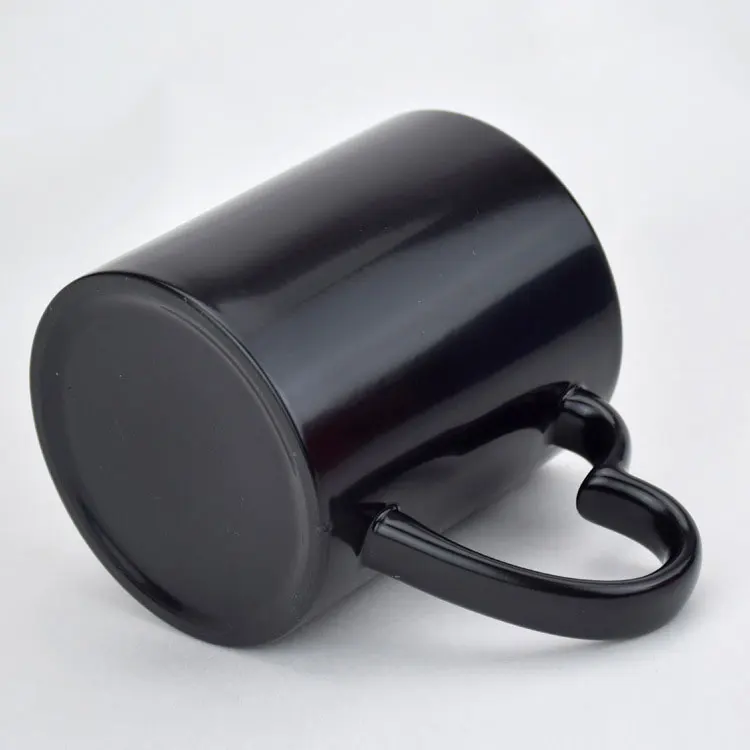 Custom color changing sublimation mugs Frosted Magic Cup