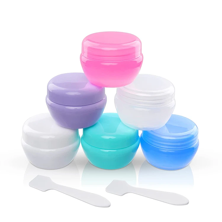 Recyclable Transparent Container Empty Split Bottle Cosmetic Powder Jar Plastic Skincare Cream Boxes