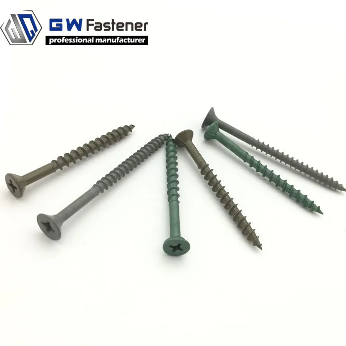 
4.5 x 65mm Ruspert Coating Pozi Countersunk Head Decking Exterior Screws 