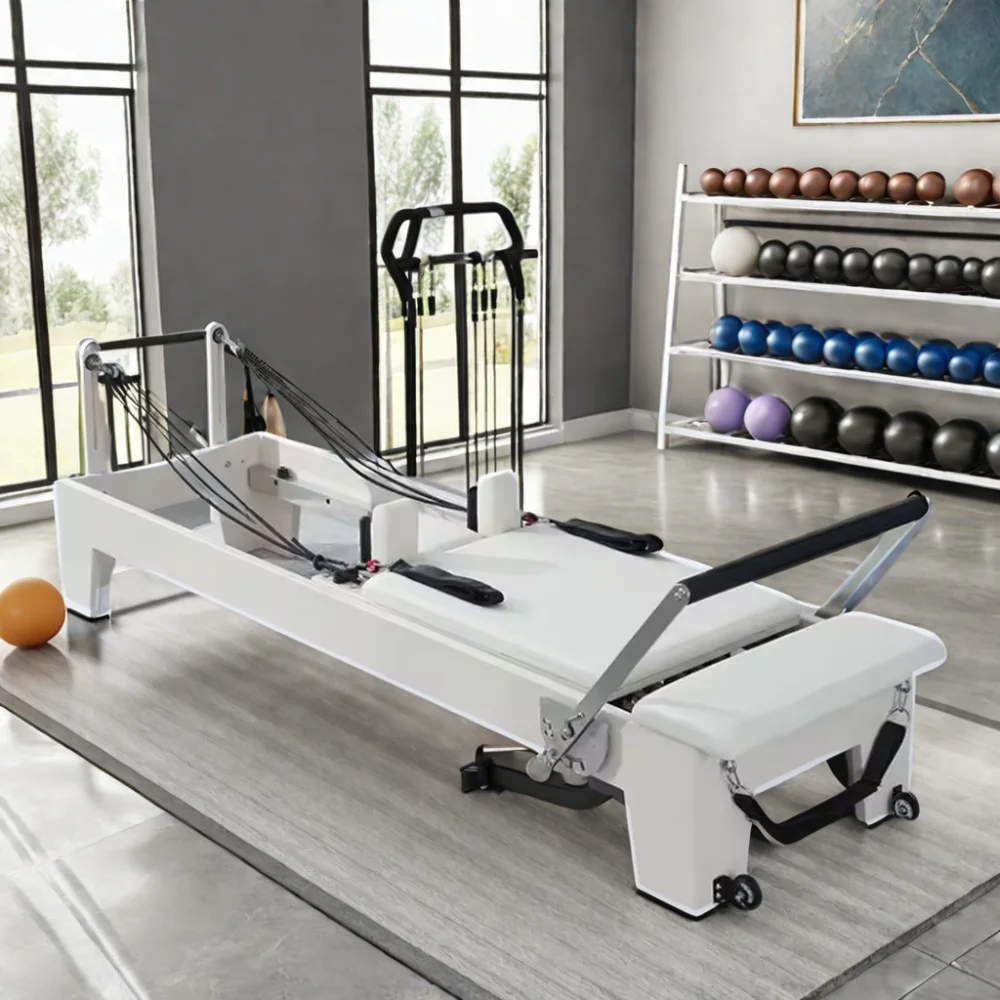 Wholesale Price Home Gym Cama Reformers Equipment Solid Oak Wood Reformer Pilates Bed Yoga Pilates Reformer Machine  for sale