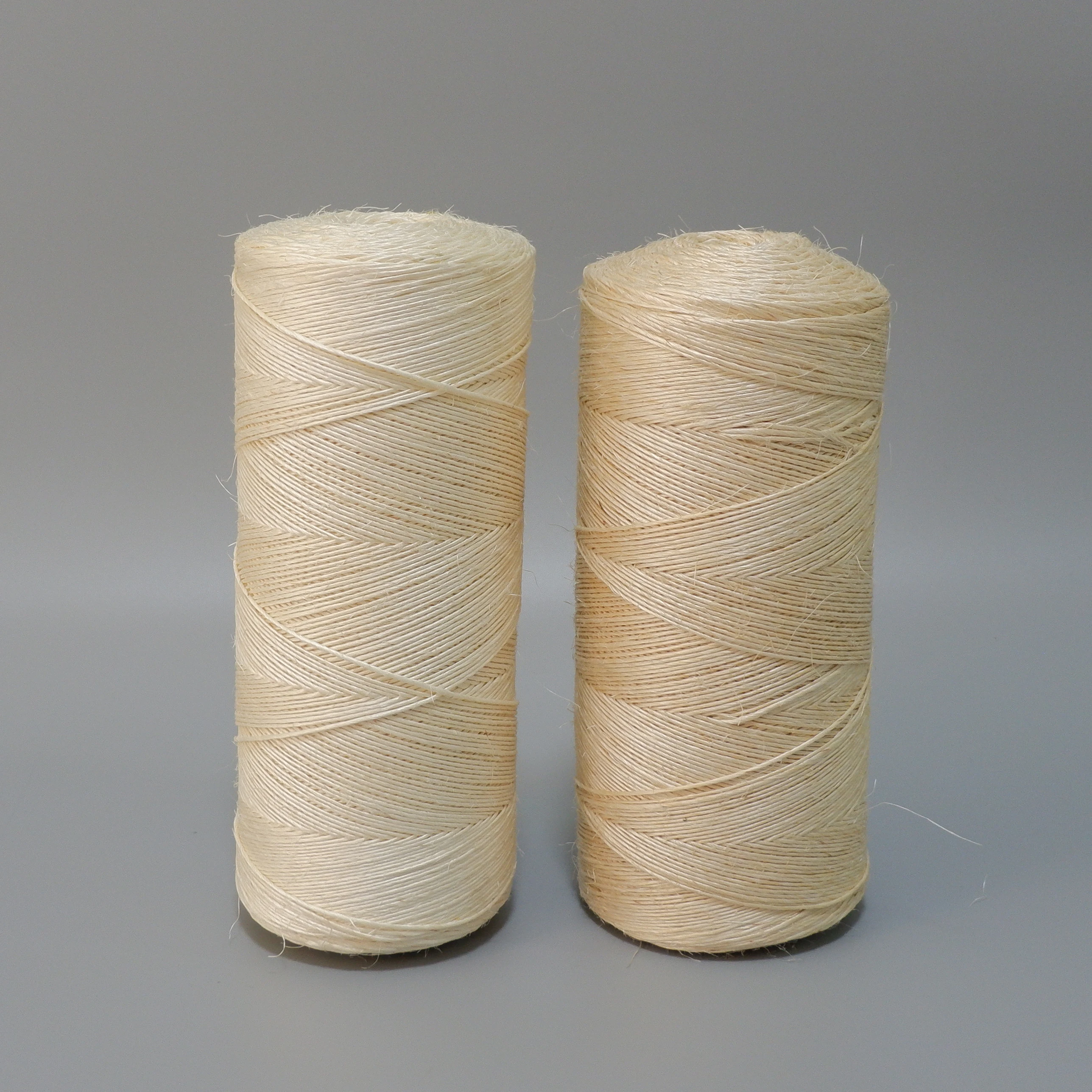 1000 м/кг натуральная сизальная пряжа 100% сизального волокна сизальная веревка Однослойная нить