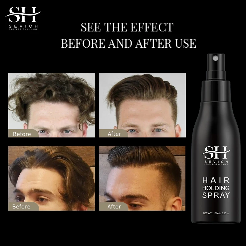Private Label Strong Styling Hair Fixing Spray Moisturize Hair Fiber Holding Styling Hair Spray
