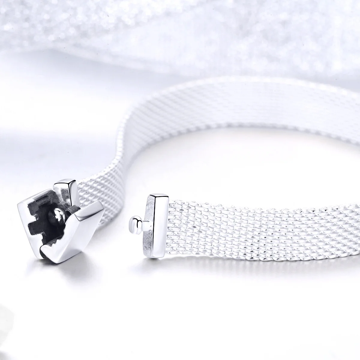 
best selling product Fashion Women Zircon Bead bracelet silver 925 expandable magnetic bracelet 
