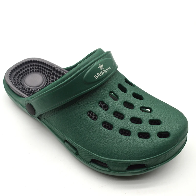 Hot Summer Eva Clogs with Light Flat Massage Insole Closed Toe Design for Spring and Autumn