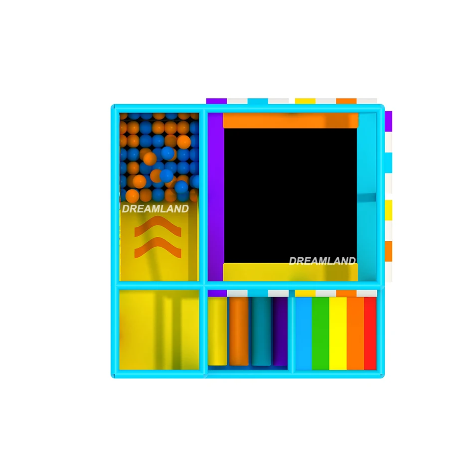 China Factory Kids Pink Soft Mini Indoor Playground for Mcdonalds Kids Play Area