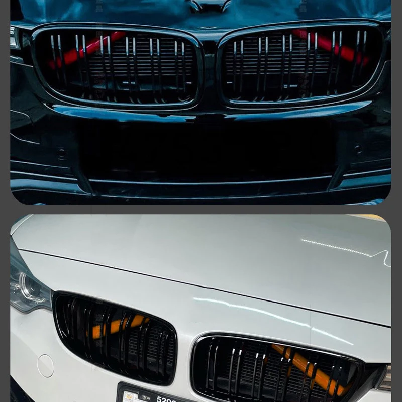 Car Front Grille Trim Strip For BMW F30 F31 F32 F33 F36 F20 F21 F22 F23 F07 F10 X3 X4 G20 G28 G30 M Sport Styling Accessories