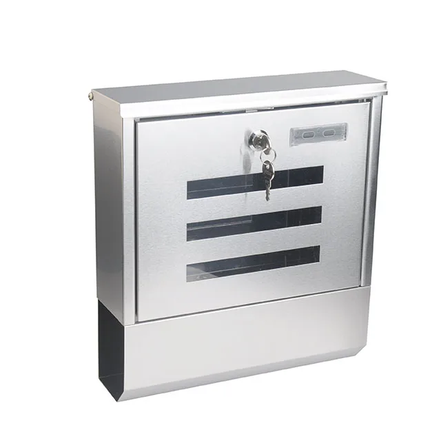 18/0 MB0051 настенный наружный атласный внутренний Блестящий почтовый ящик из нержавеющей стали