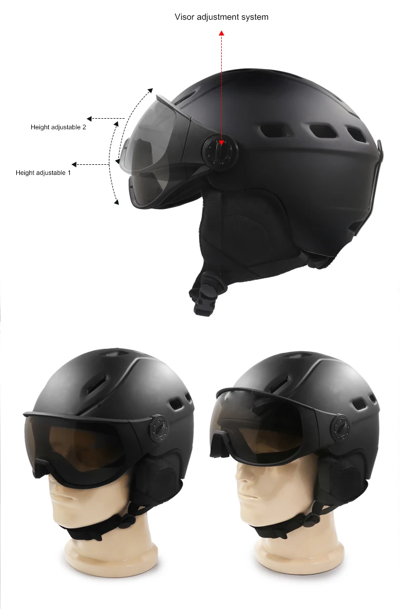 Outdoors sports custom skiing snowboard bike helmet adult bicycle helmet in-mold cycling climbing snowboard snow helmet