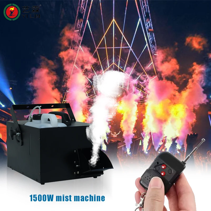 1200w Mini Smoke Fog Machine Low Lying Haze Machine Stage Atmosphere Equipment Professional Wedding Christmas Party Show Events