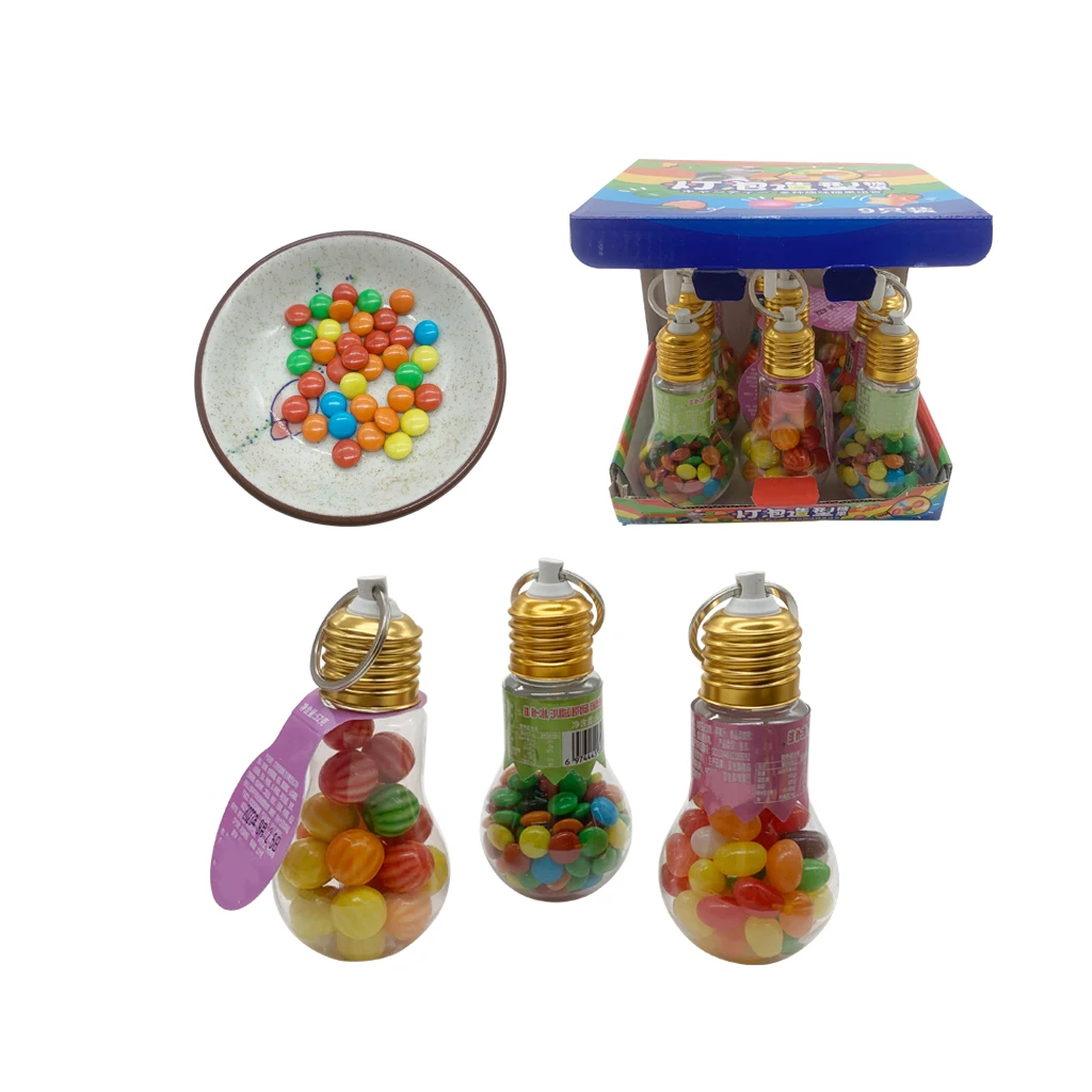 Halal Candies lamp bulb Bottle Candy Chocolate bean