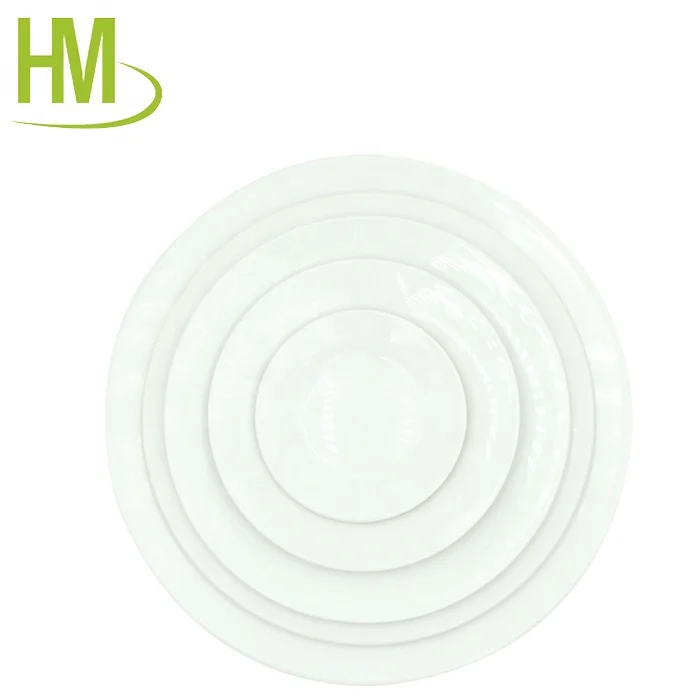 Customize Logo Printed Porcelain Pizza Plate