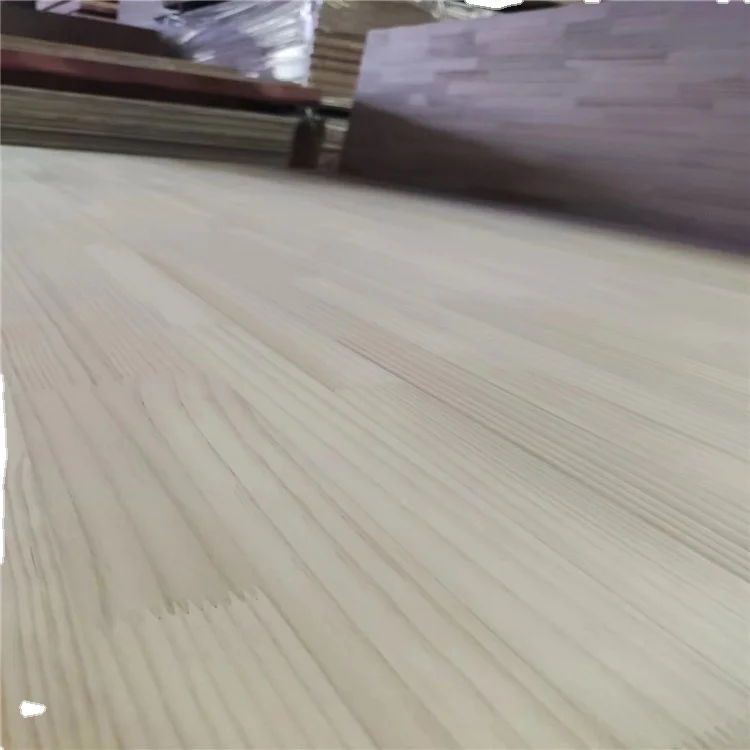 Finger Joint Board Pine/Rubberwood/Paulownia/Radiata Pine Wood 18mm Joint filler board door core For Sale