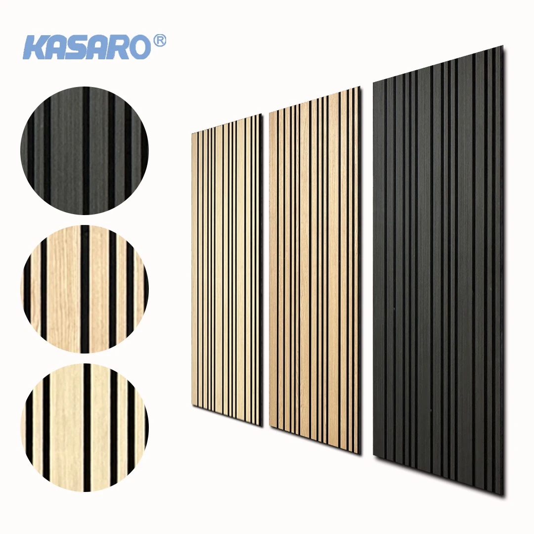 KASARO 3d Decor Sound Absorbing Panel Soundproof For Hotel Corridor Interior Wall Panel