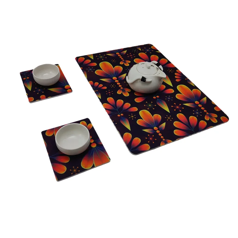 New design felt coaster Thick Eco-Friendly Square shape Blank Sublimation Coaster
